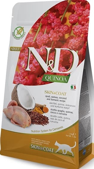 N&D Adult Cat Quinoa Skin&Coat
